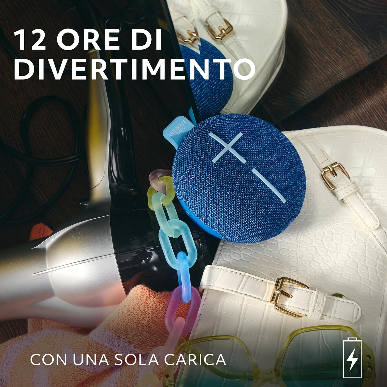 Thumbnail 5 de Ultimate Ears MINIROLL altoparlante Bluetooth impermeabile ultra-compatto IP67 (blu)