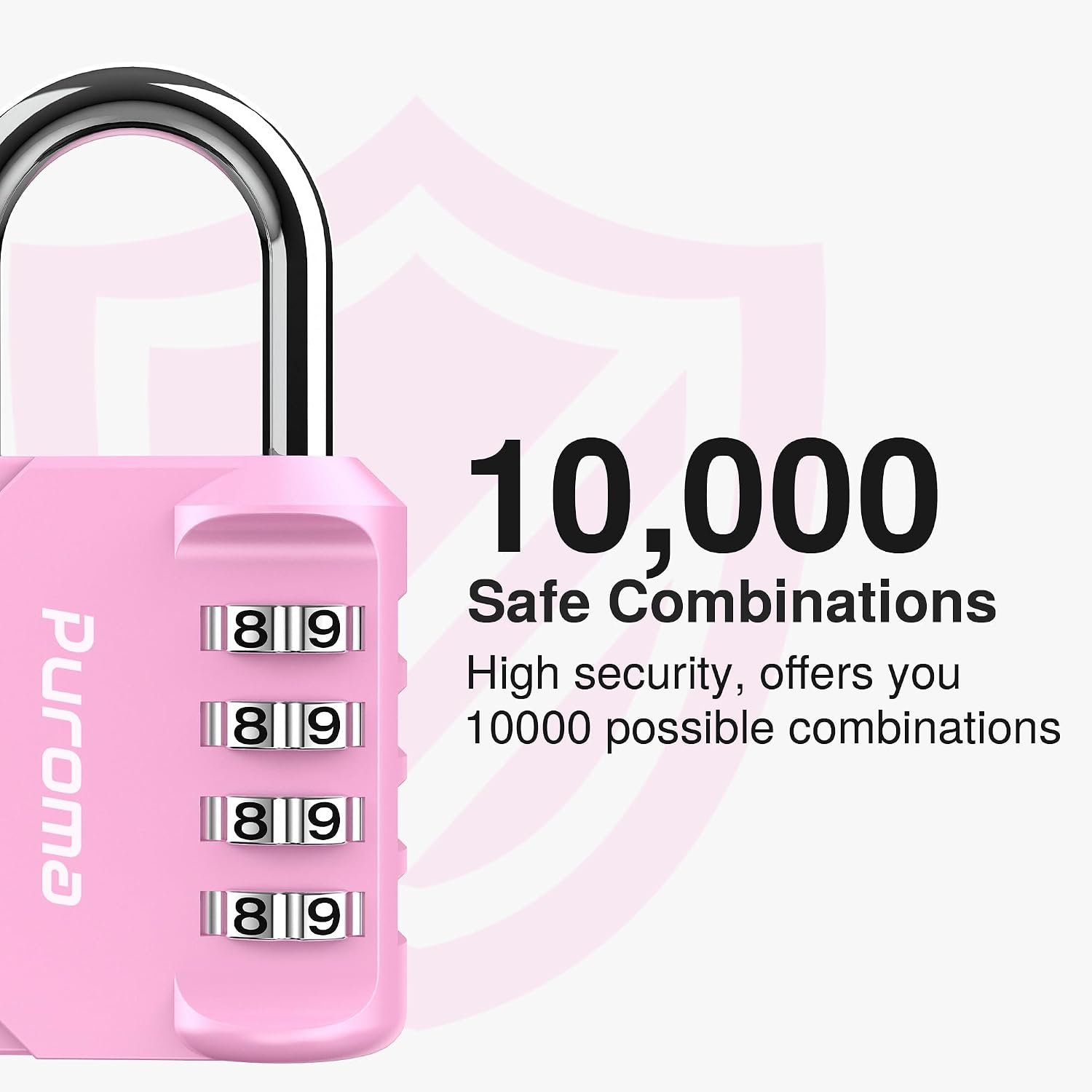 Detalle 2 de Puroma Combination Padlock, 4-Digit