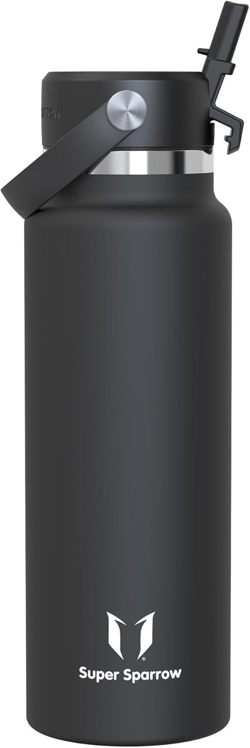 Detalle de Sparrow Trinkflasche Edelstahl 1.2L – Weithals-Design, SwivelSip, BPA-frei