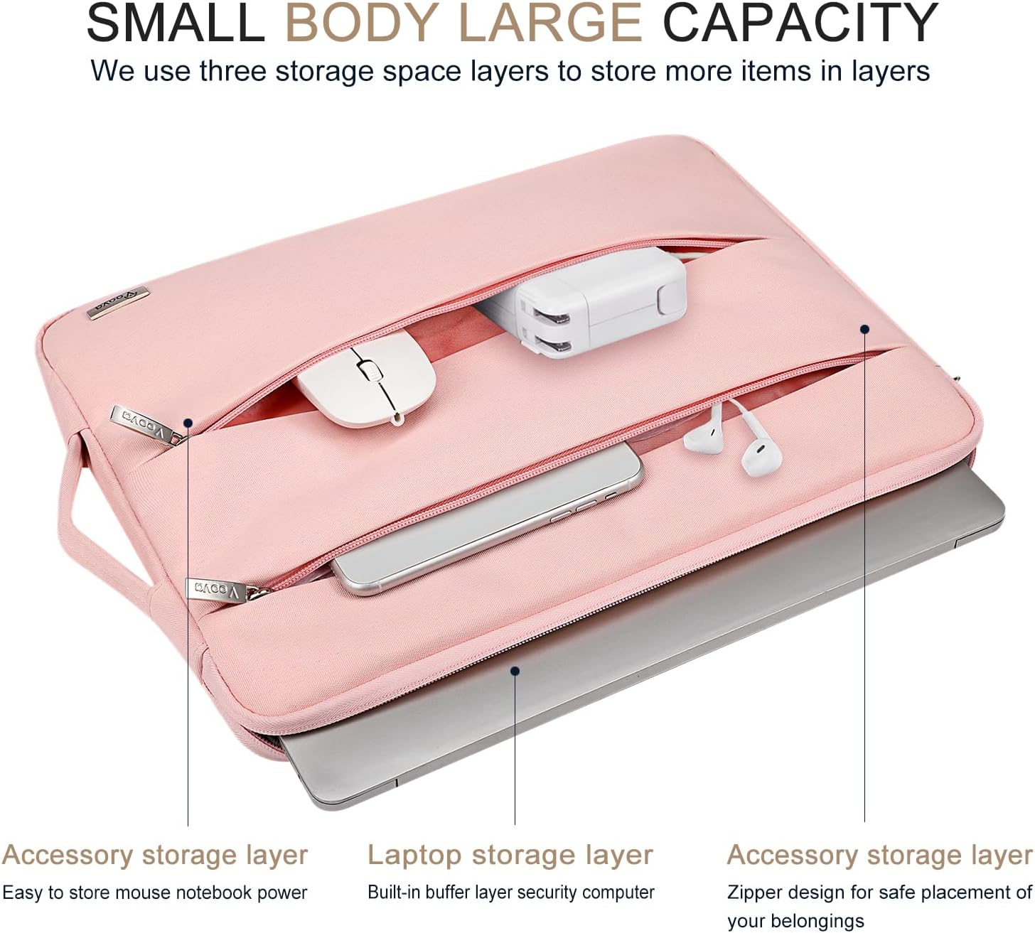 Thumbnail 5 de Voova Laptop Sleeve Case 15-inch waterproof sleeve