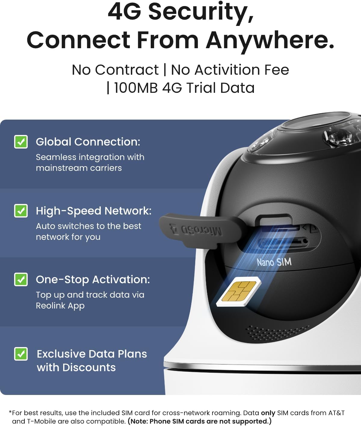 Detalle 2 de Reolink Go PT Plus+SP 5MP 4G LTE-buitencamera met zonnepaneel en PTZ
