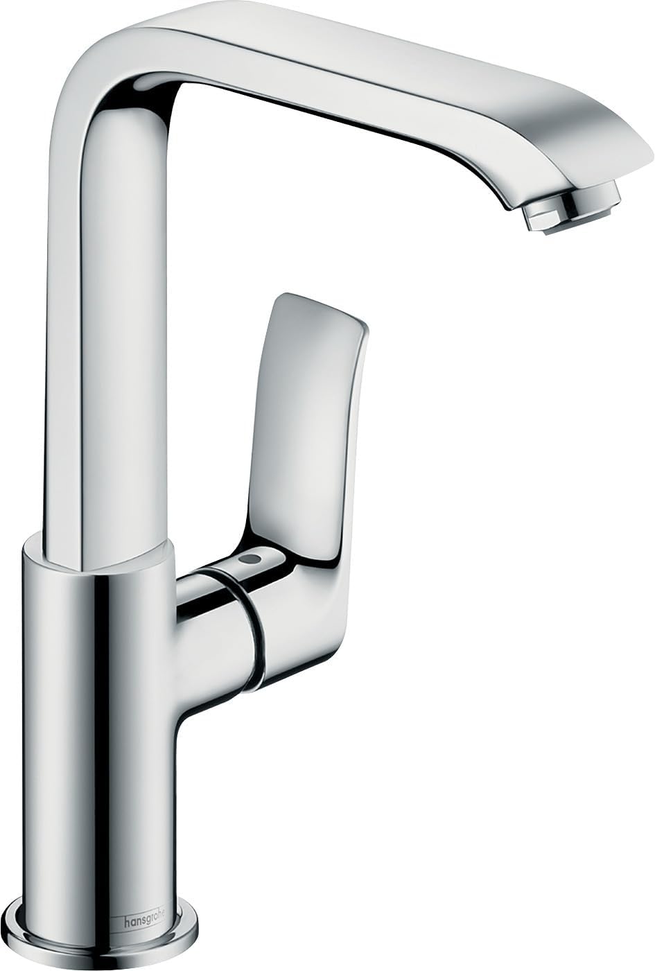Detalle de hansgrohe Metris 100 jednouchwytowa bateria umywalkowa, chrom, Push-Open i EcoSmart