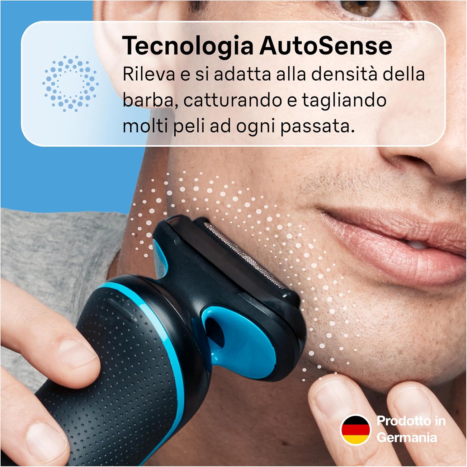 Detalle de Braun Series 5 Regolabarba Uomo – Rasatura profonda, Wet & Dry, rifinitore di precisione