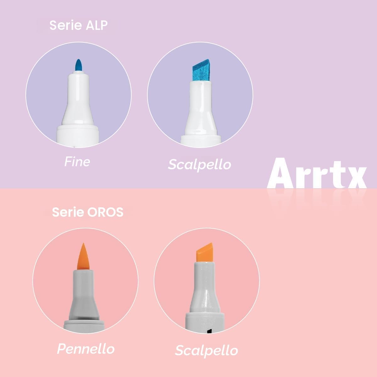 Thumbnail 6 de Arrtx Oros set 66 pennarelli ad alcool 🎨