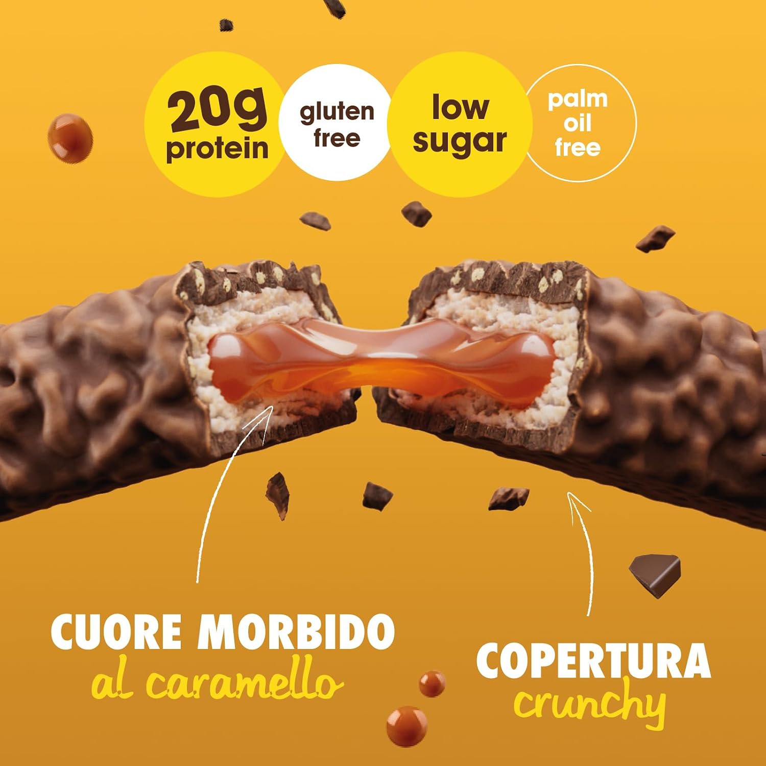 Thumbnail 2 de Enervit The Protein Deal Caramel Fun 20g proteine 🍫