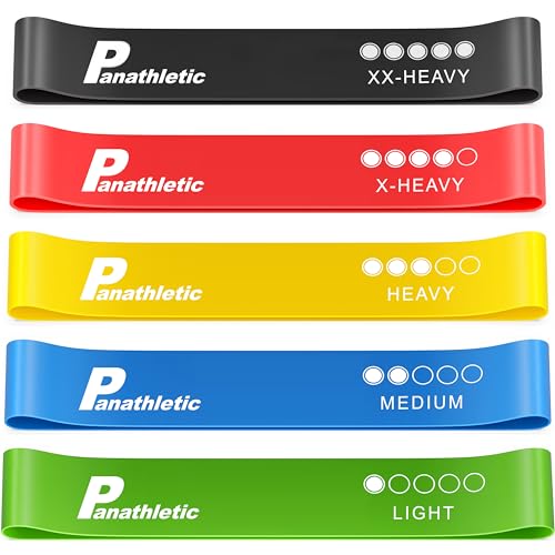 Detalle de Panathletic Elastici Fitness Set di 5 Bande: 5 livelli di resistenza, guida eBook in italiano