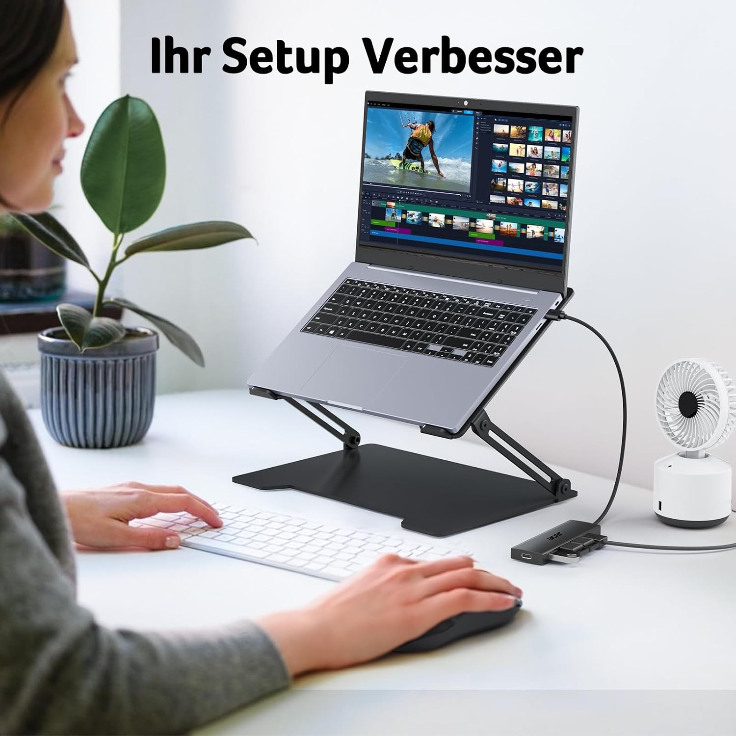 Thumbnail 5 de acer USB 3.0 Hub 4 Ports mit USB-C Stromversorgung