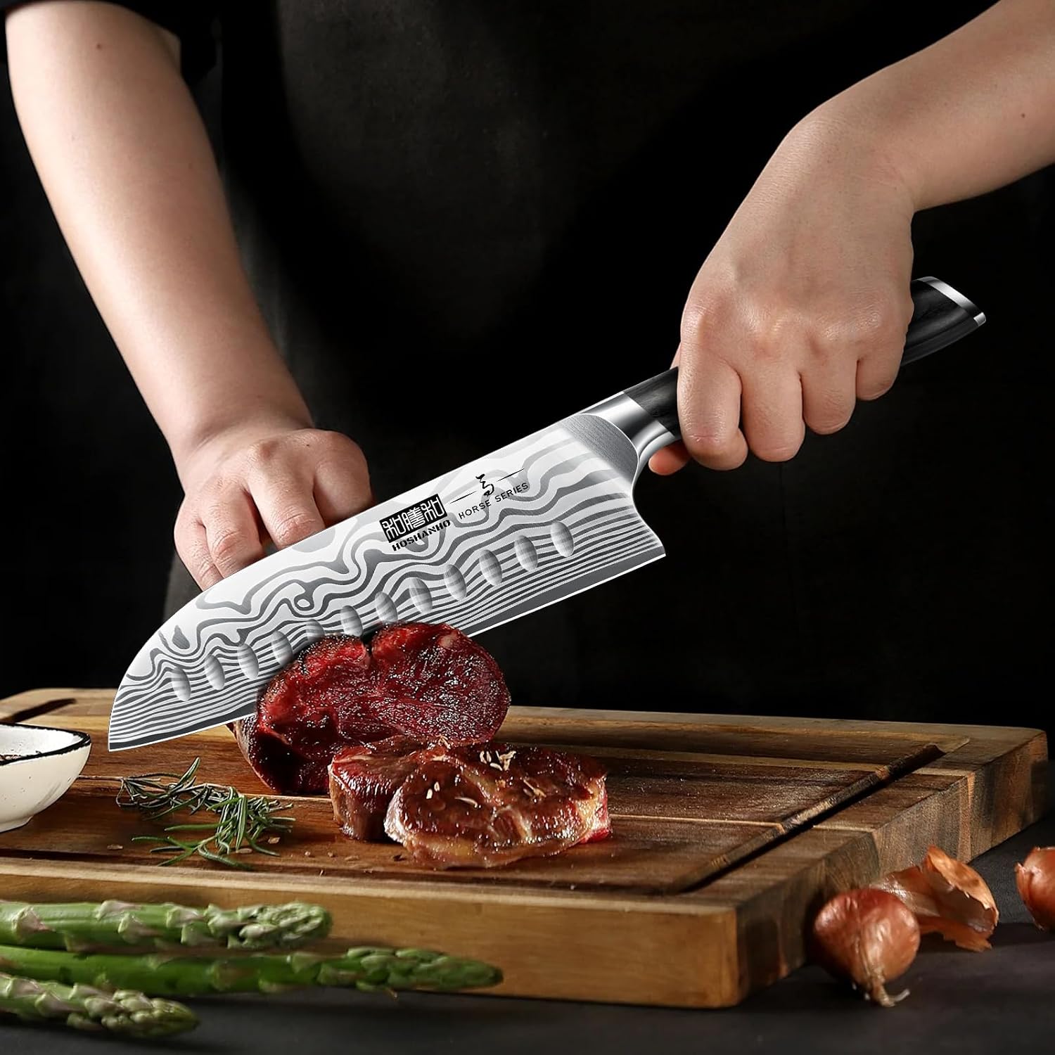 Detalle de HOSHANHO Kitchen Knife Set, 5-Piece