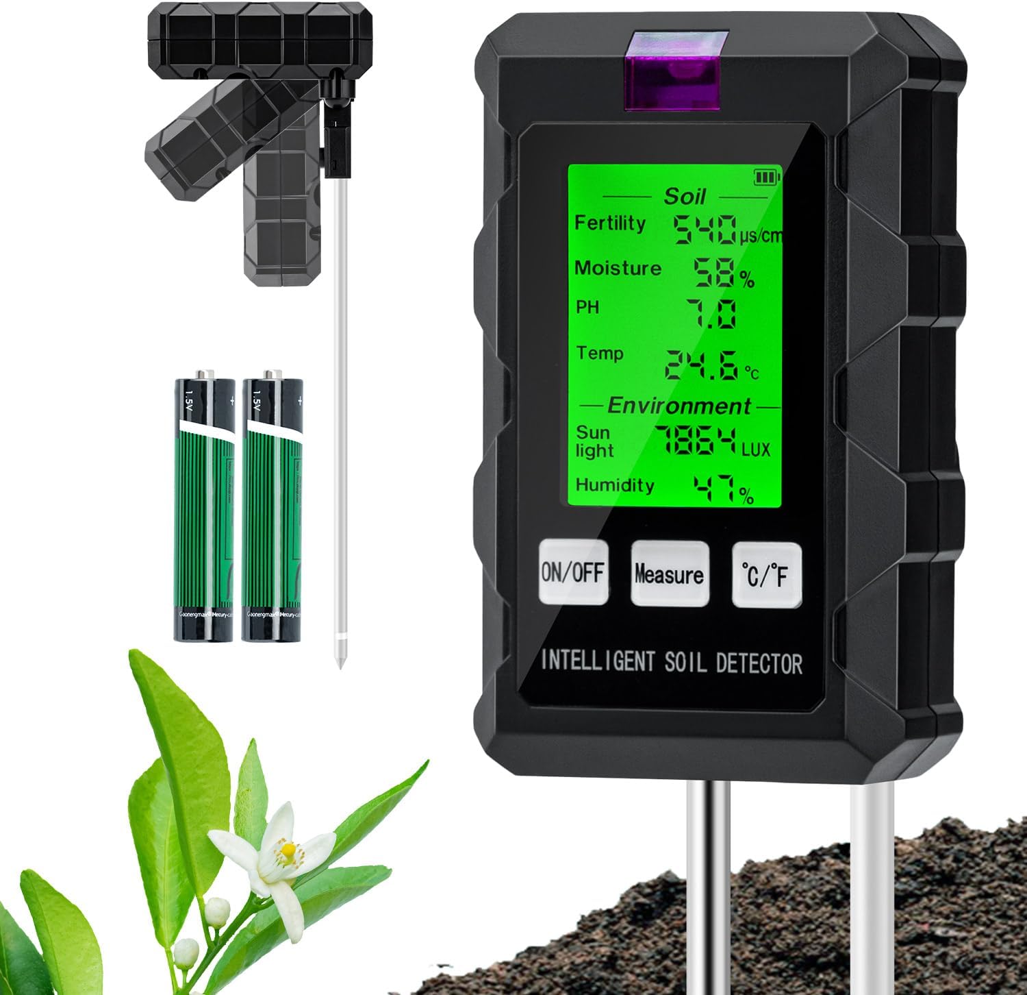 Wigearss 6 in 1 Tester terreno 🌱