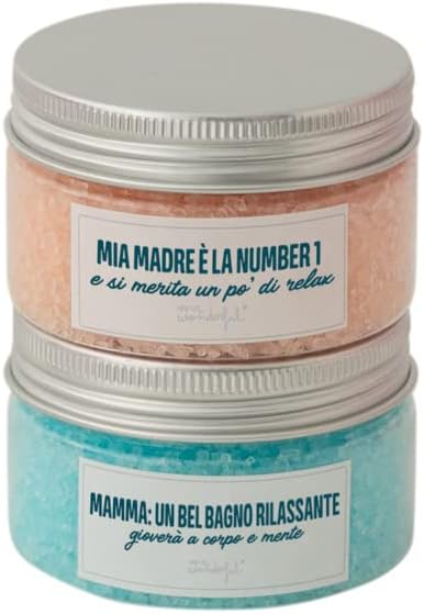 Detalle de Kit di coccole per mamma – Sali da bagno, bomba da bagno e candela aromatica di Mr. Wonderful
