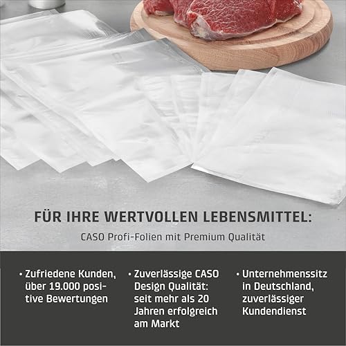 Thumbnail 10 de CASO 8 Sterne Profi-Vakuumfolienrollen 20 x 600 cm – 2 Rollen, BPA-frei, 150 µm