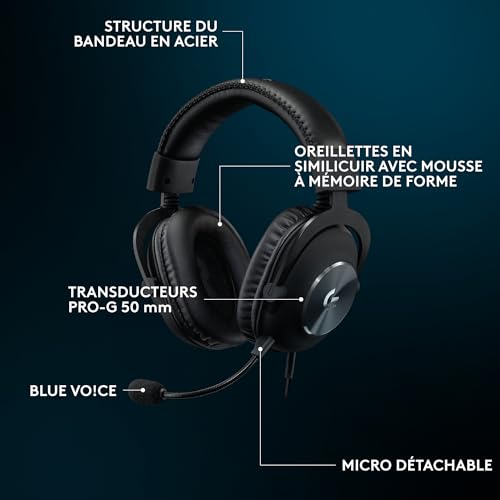 Thumbnail 7 de Logitech G Pro X SE Casque Gaming Filaire avec Microphone – Son 7.1 et Blue Voice