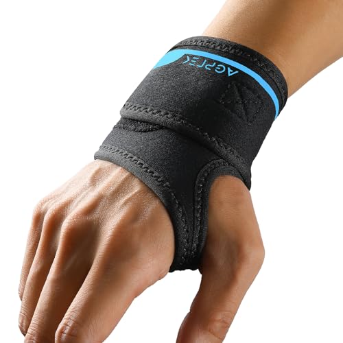Detalle de AGPTEK Muñequera Tendinitis Transpirable sin Varillas – Ligera, Ajustable y de Uso Diario