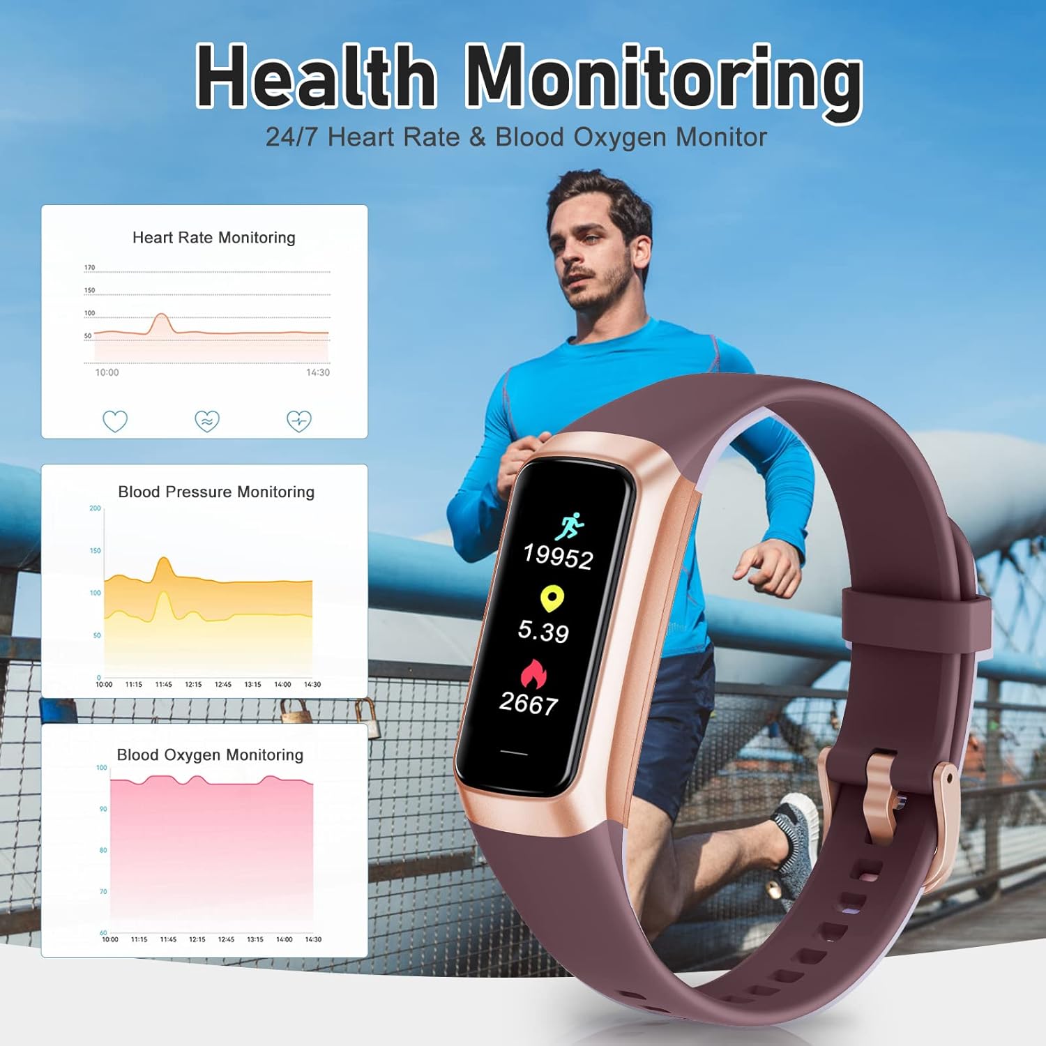 Thumbnail 5 de Spurkey Fitness Tracker 1.1in AMOLED