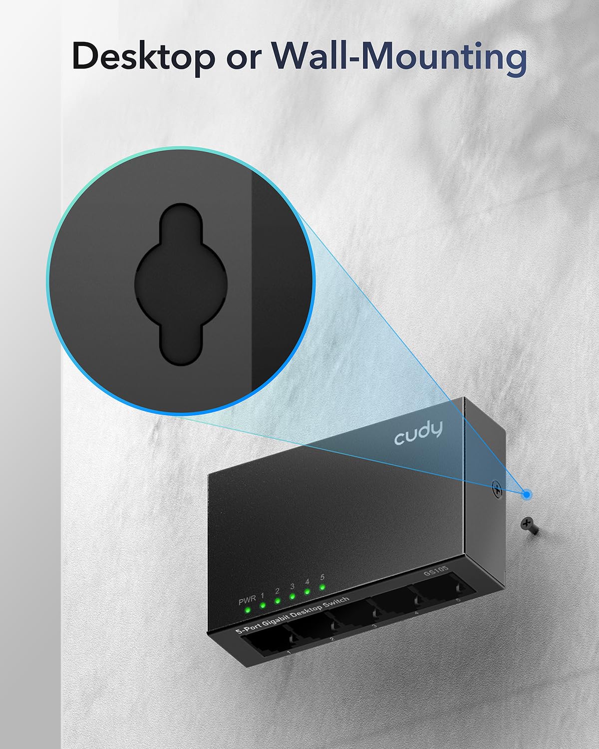 Thumbnail 6 de Cudy GS105 Switch 5 Puertos Gigabit