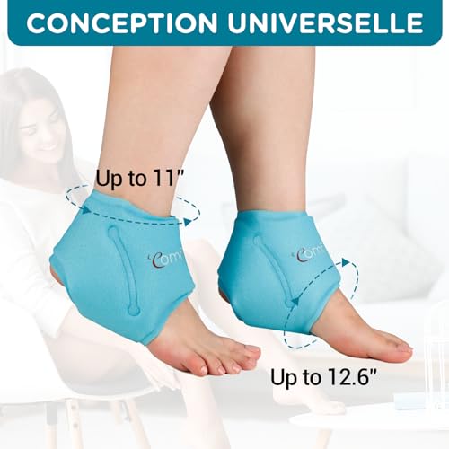 Thumbnail 6 de Comfytemp 2 Unités Poche de Glace pour le Gonflement de Cheville, Chaud/Froid — Soulagement et Compression Réutilisables