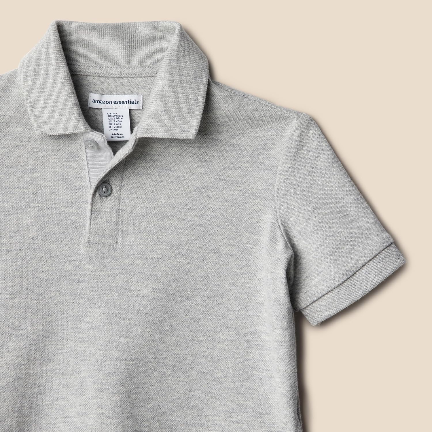 Thumbnail 2 de Amazon Essentials Boy's Cotton Spandex Pique Polo Shirt