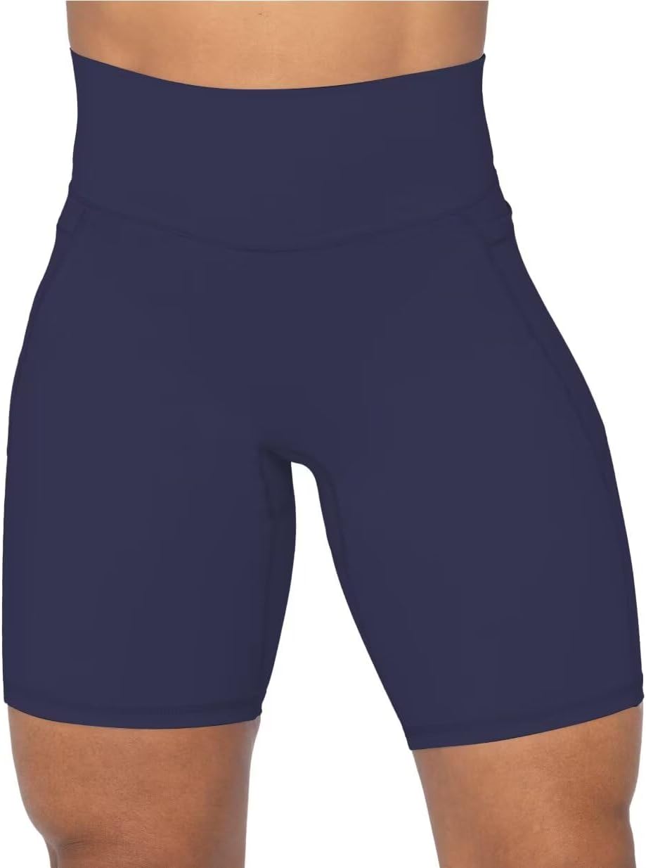 Detalle 2 de Sunzel No Front Seam Biker Shorts for Women with Pockets — High-Waisted, Tummy Control, Squat-Proof