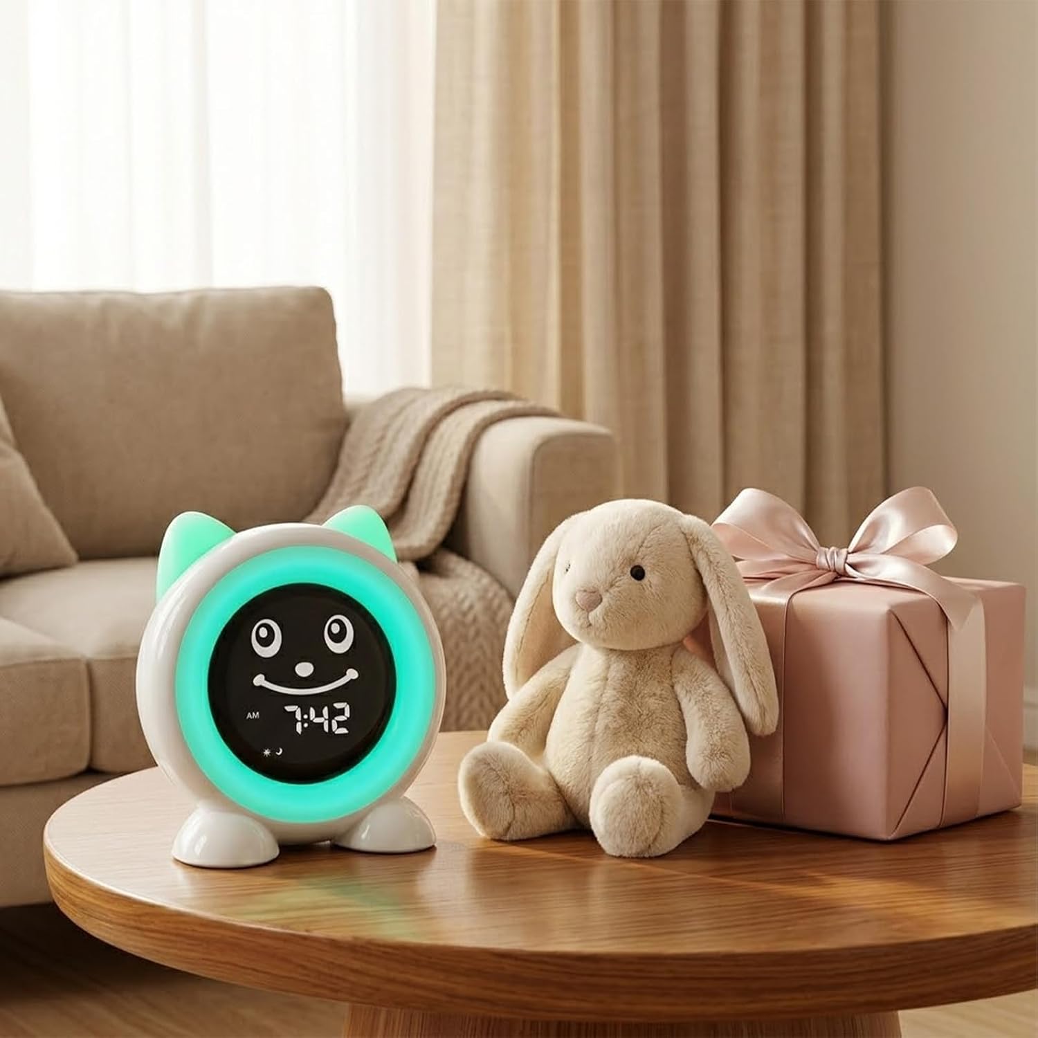 Thumbnail 1 de FiveHome Kinder-Schlaftrainer Digitalwecker mit Nachtlicht, Timer und Snooze