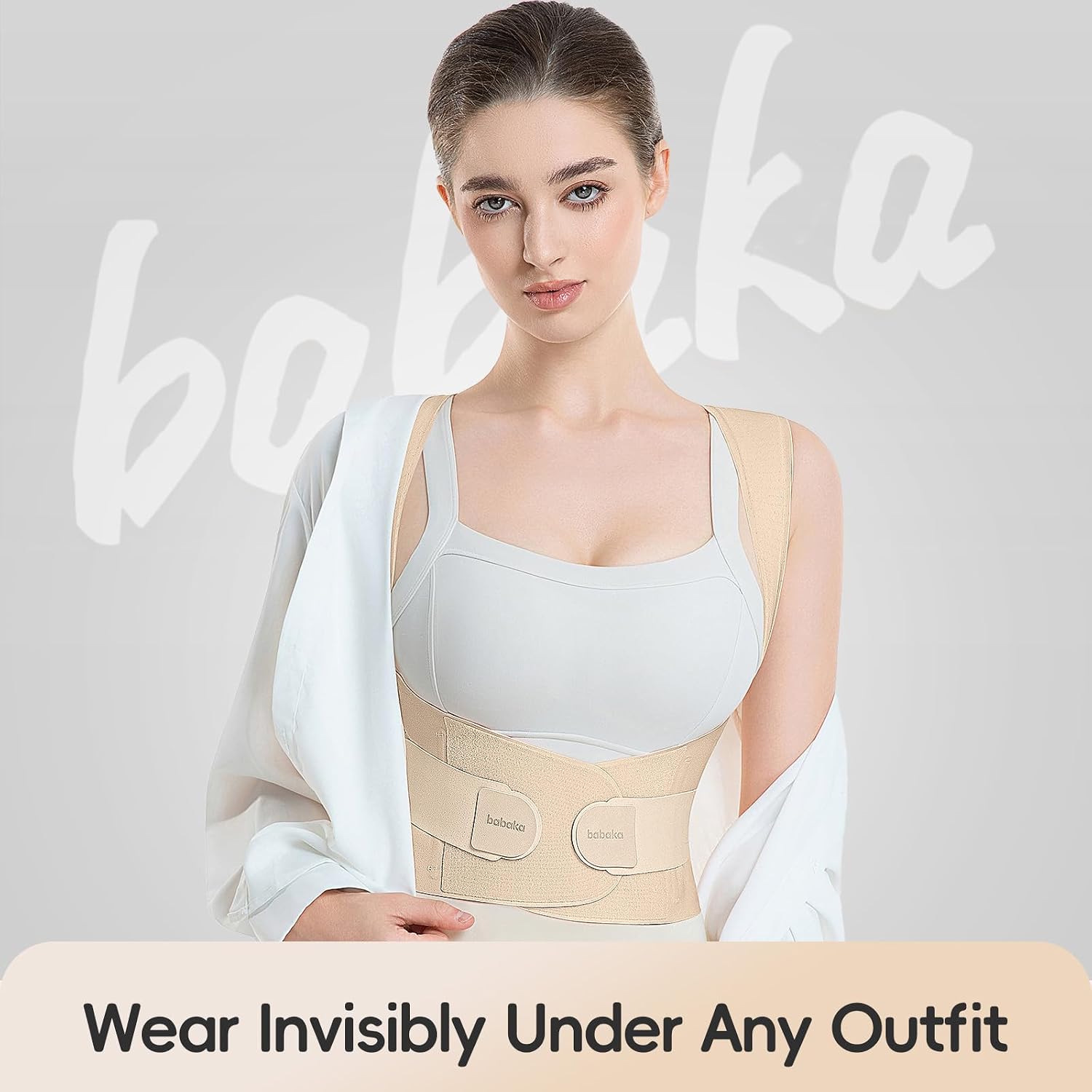 Thumbnail 6 de babaka Posture Corrector for Women: Invisible, Lightweight Back Brace for Upper & Lower Back Pain Relief