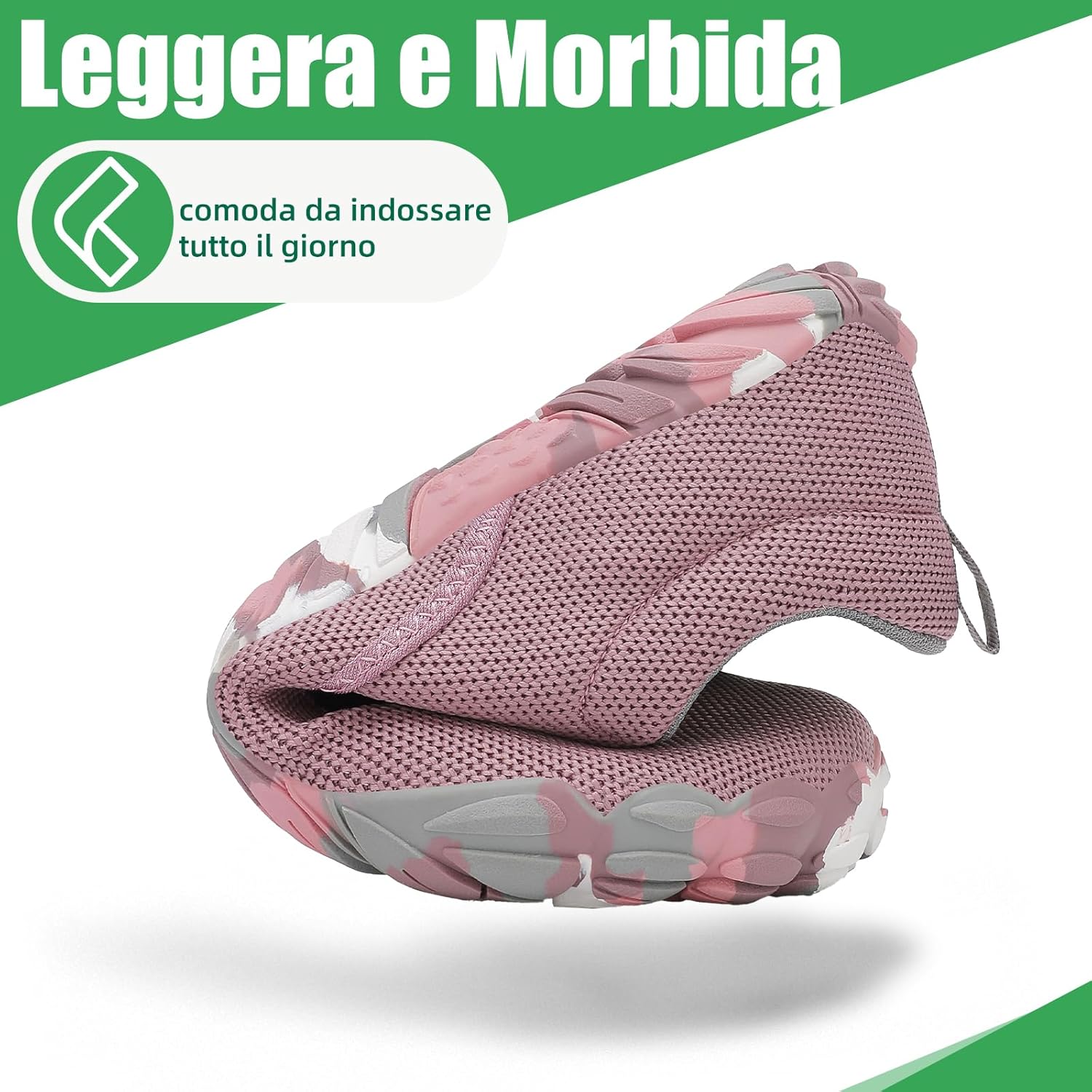 Detalle 2 de SAGUARO Unisex Scarpe Minimaliste Leggere e Antiscivolo – suola 5 mm, wide toe box, taglie 36-48
