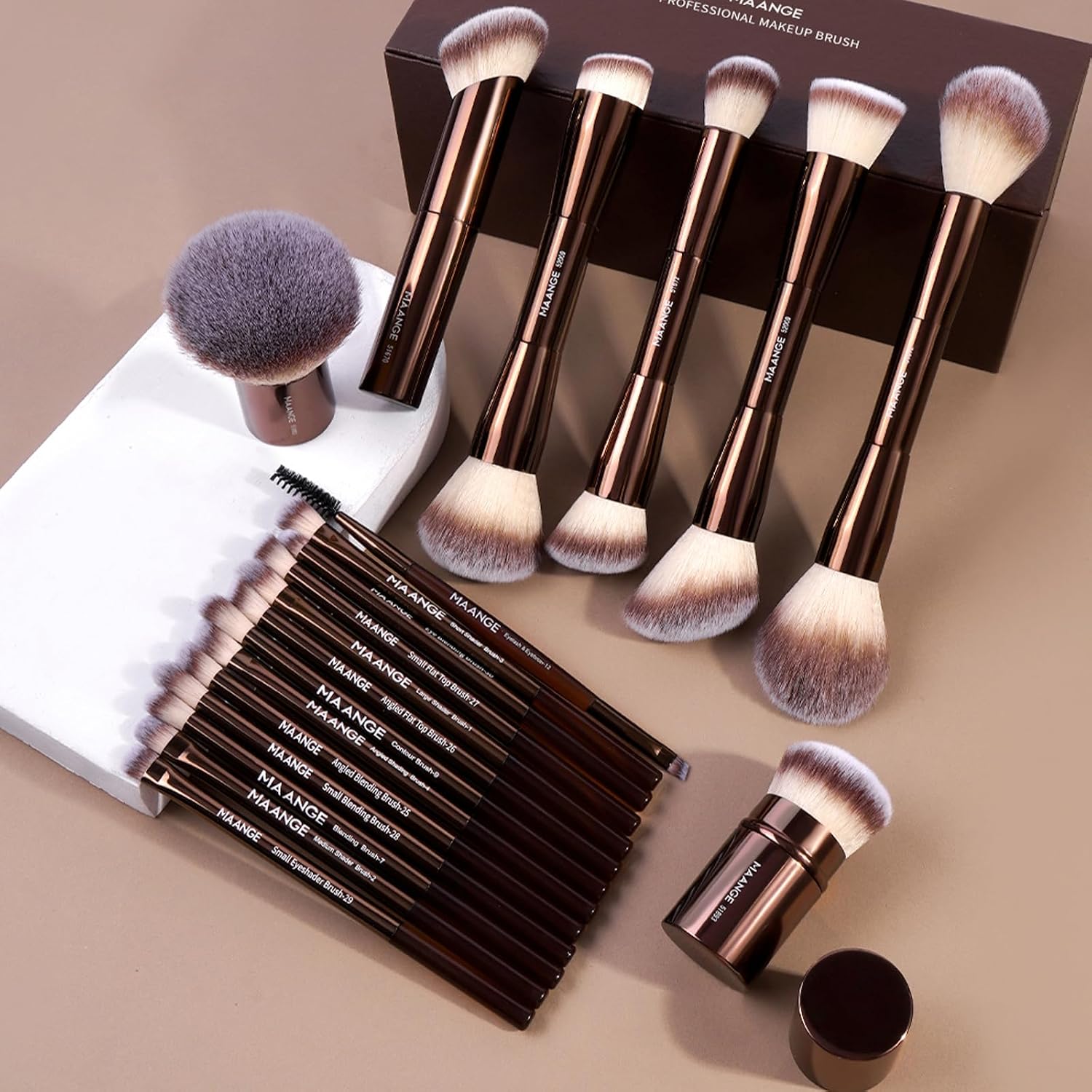 Detalle 2 de MAANGE 20-Piece Makeup Brushes ๐