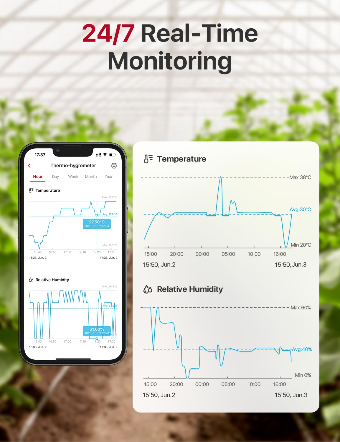 Thumbnail 4 de X-Sense STH51 WiFi Thermometer Hygrometer 1 Pack 🌡