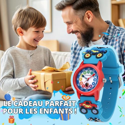 Detalle 1 de Caprock montre analogique pour enfant, mouvement à quartz et bracelet réglable