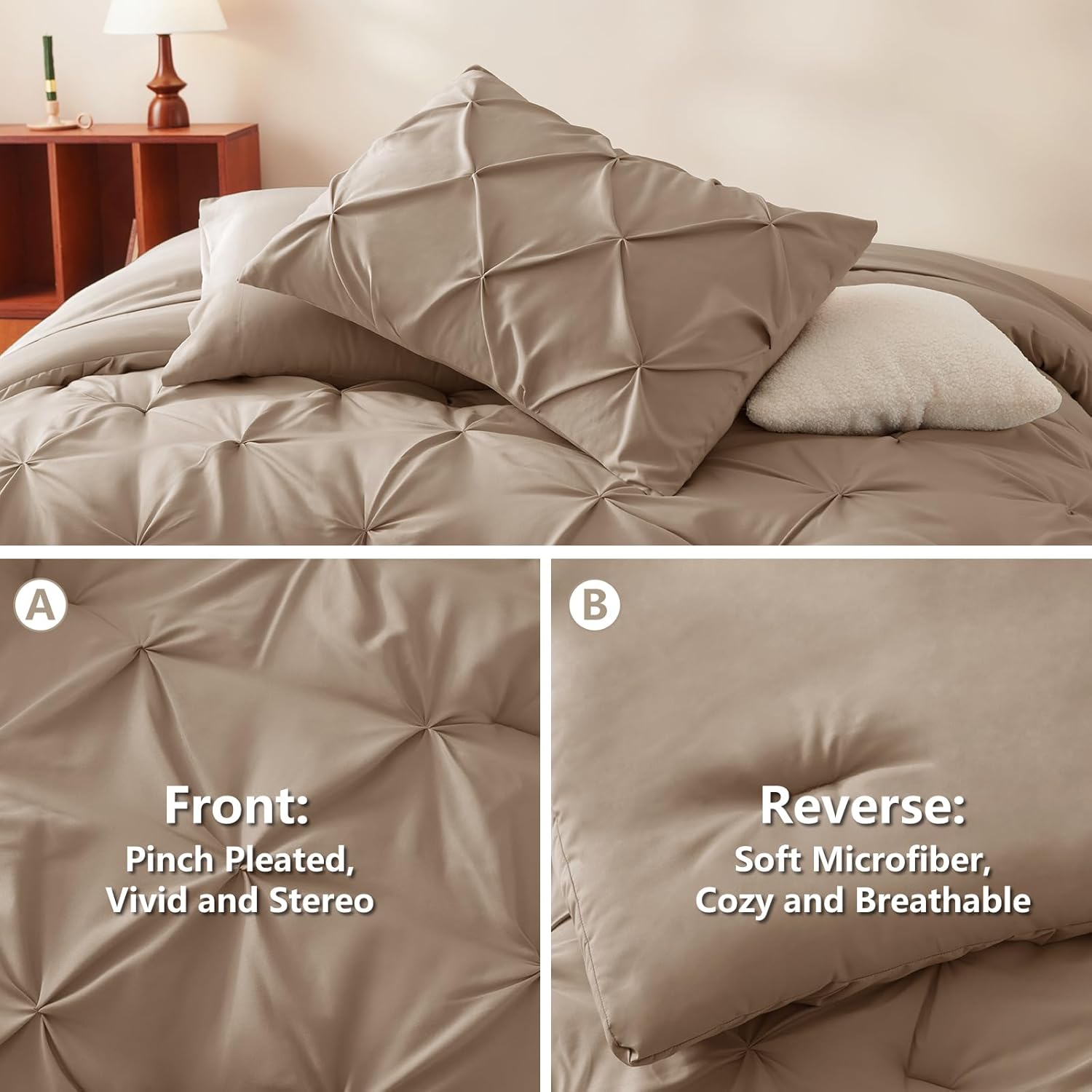 Detalle 2 de CozyLux 7-piece Queen bedding set