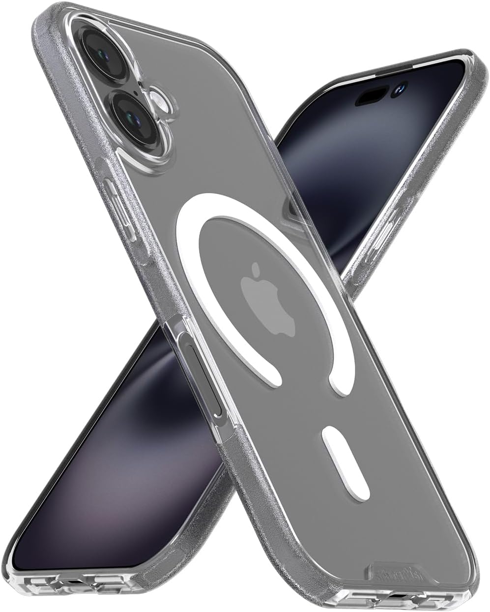 Detalle de Smartish iPhone 17 MagSafe Clear Case (Gripmunk) – Slim Anti-Yellowing Protective Cover