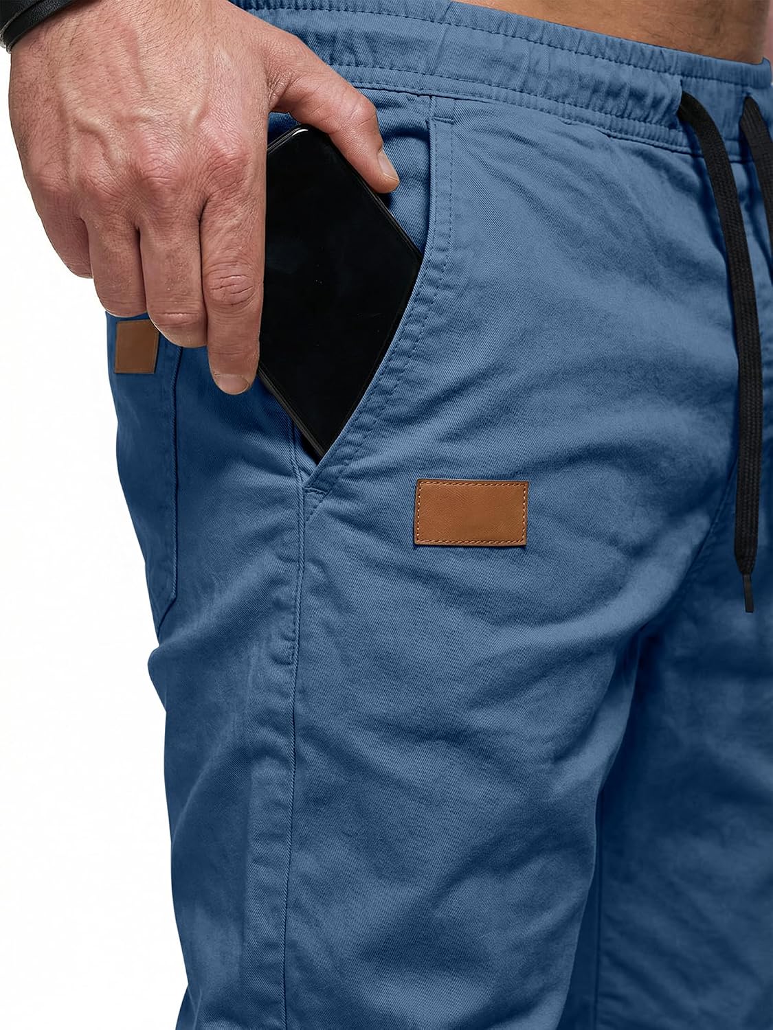 Thumbnail 6 de JMIERR Men’s Casual Joggers (Cotton Drawstring Chino Cargo Style)