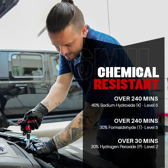 Thumbnail 4 de London Labs Heavy Duty 6 Mil Nitrile Gloves, Pack of 100