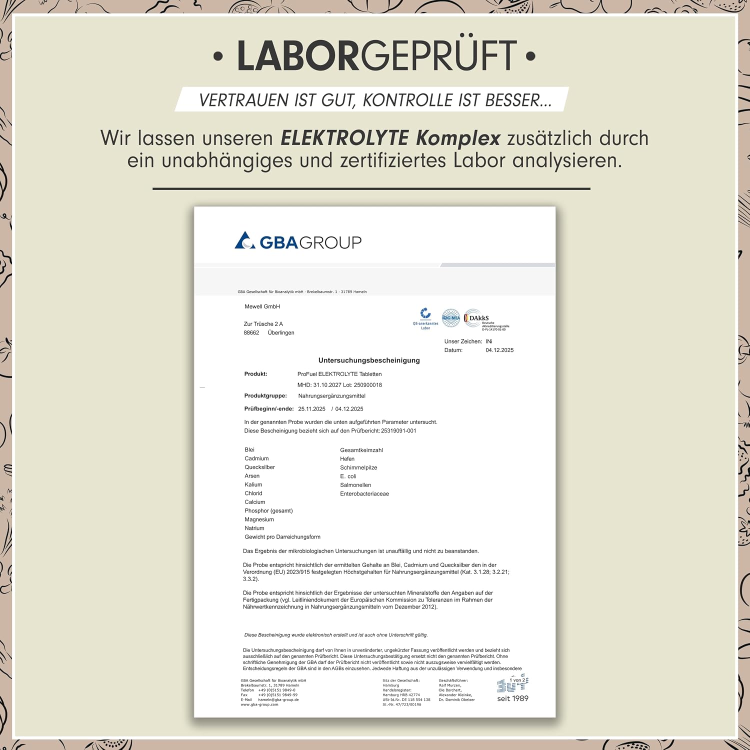 Detalle 2 de Elektrolyte Tabletten 360x, 1.990 mg