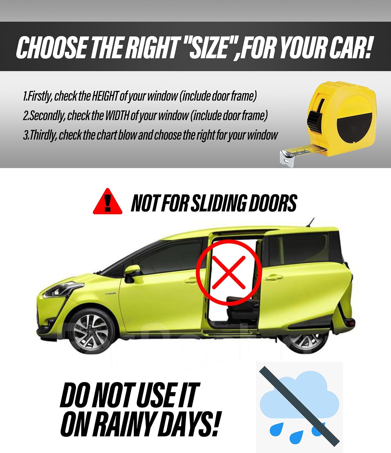 Thumbnail 1 de Flaconi 2 Pieces Baby Car Sun Shade 33.5" 📥