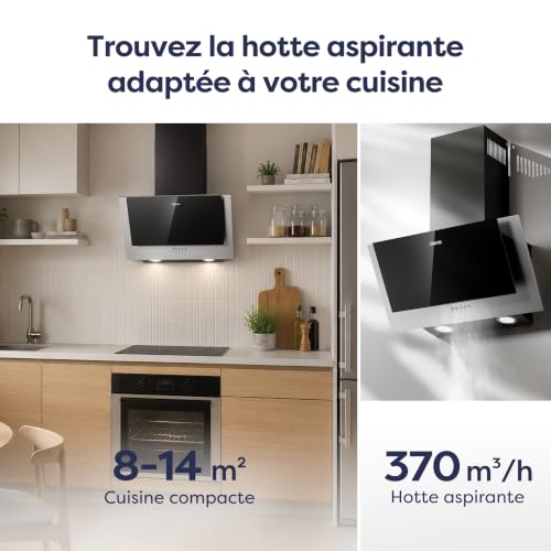Thumbnail 7 de CIARRA CBCB6736C Hotte Aspirante Inclinée 60 cm – Classe A++