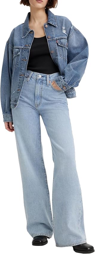 Detalle de Levi's Ribcage Wide Leg vaqueros mujer 24W/34L