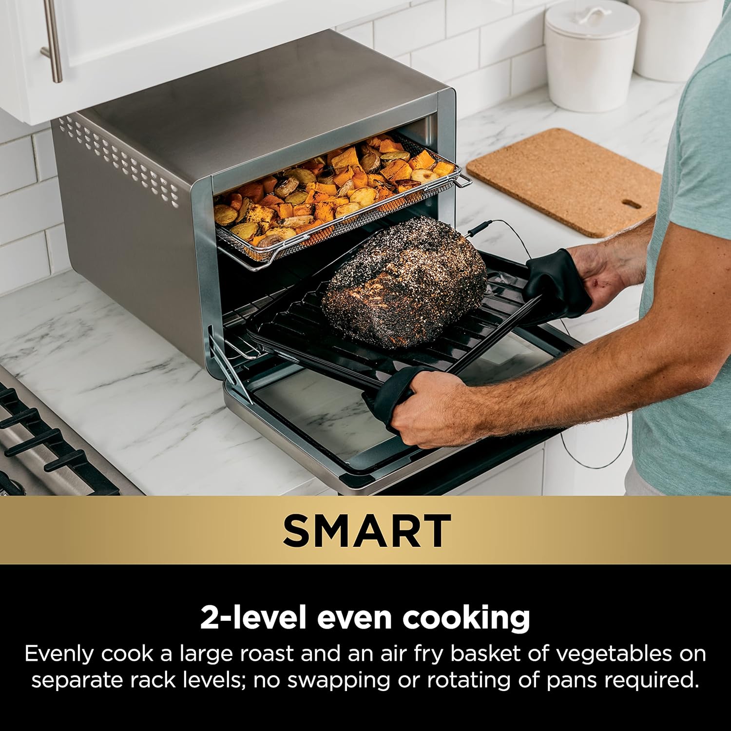 Detalle de Ninja DT251 Foodi 10-in-1 Smart XL Air Fry Oven
