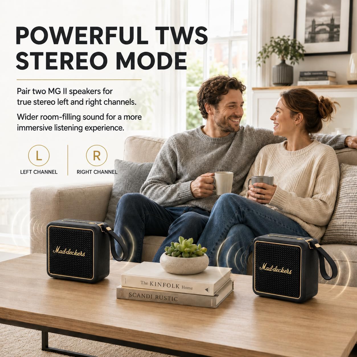Detalle 2 de MG II Portable Bluetooth Speaker 40W Deep Bass 🎵