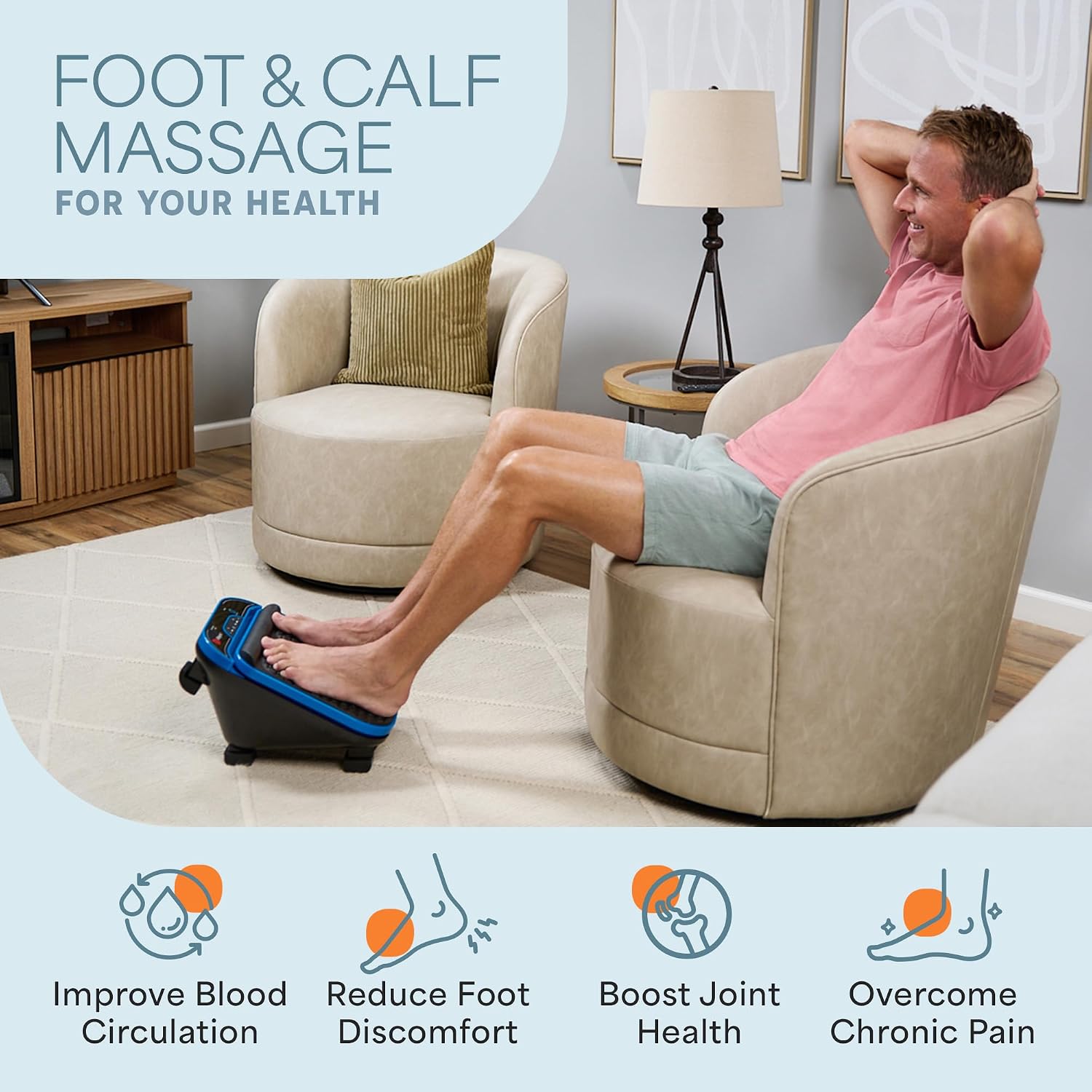 Thumbnail 1 de Lifepro Foot and Calf Massager with 30 Speed Levels