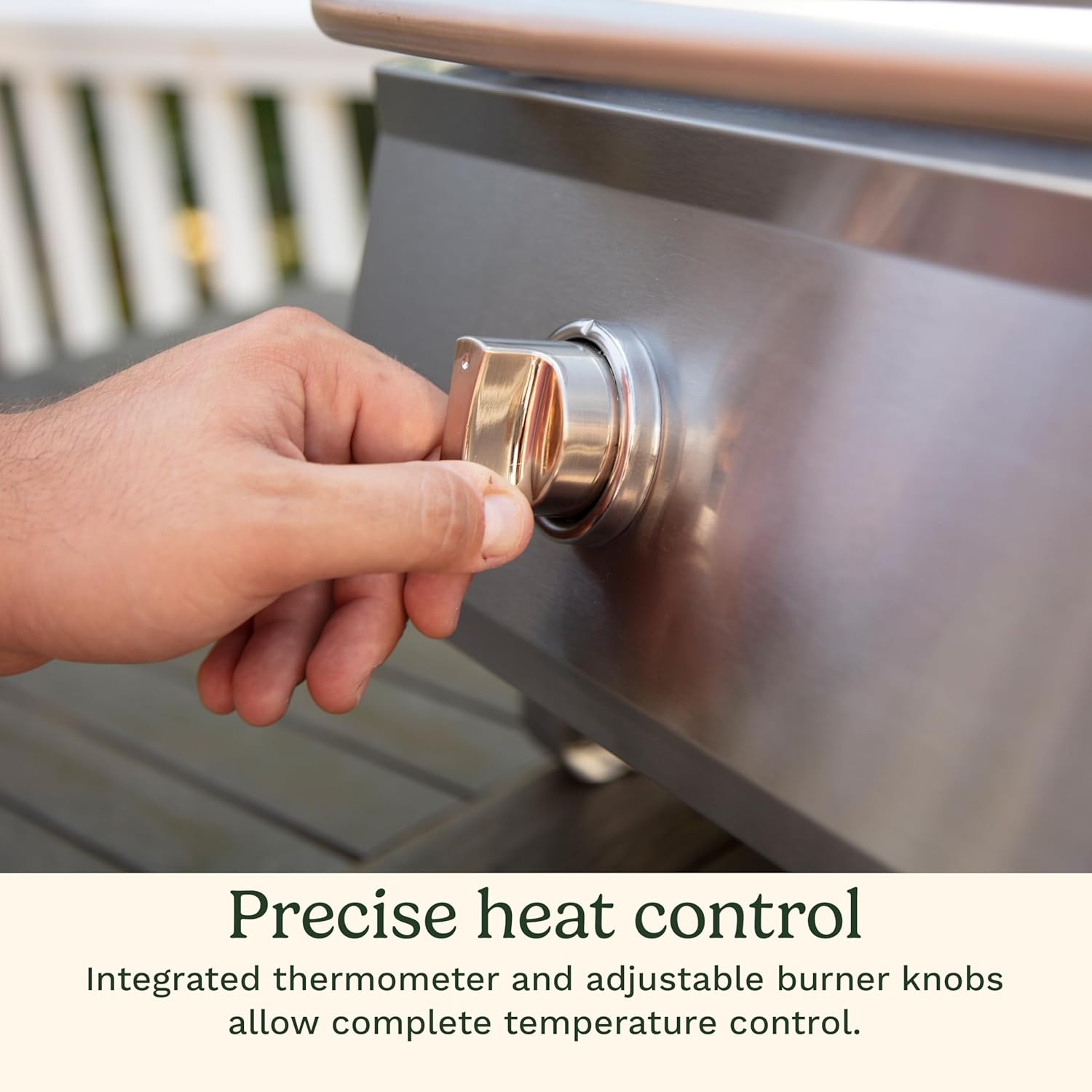 Thumbnail 4 de Cuisinart Chef's Style CGG-306 Tabletop Portable Propane Grill (20,000 BTU, 2-Burner)