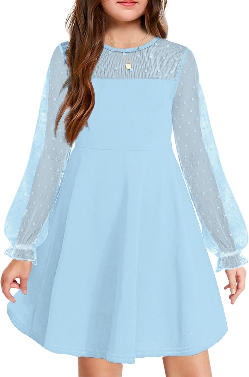 Detalle de Robe en maille pour fille Arshiner