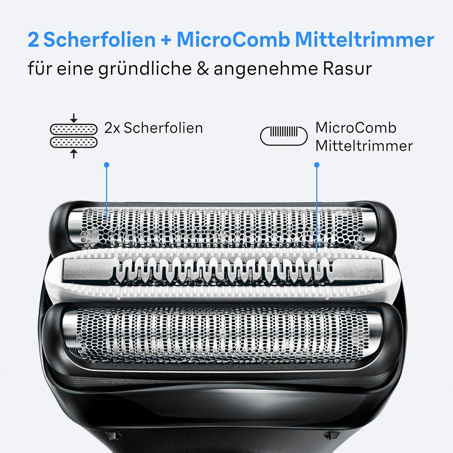 Thumbnail 2 de Braun Series 3+ 3040si Elektrorasierer 45 Min