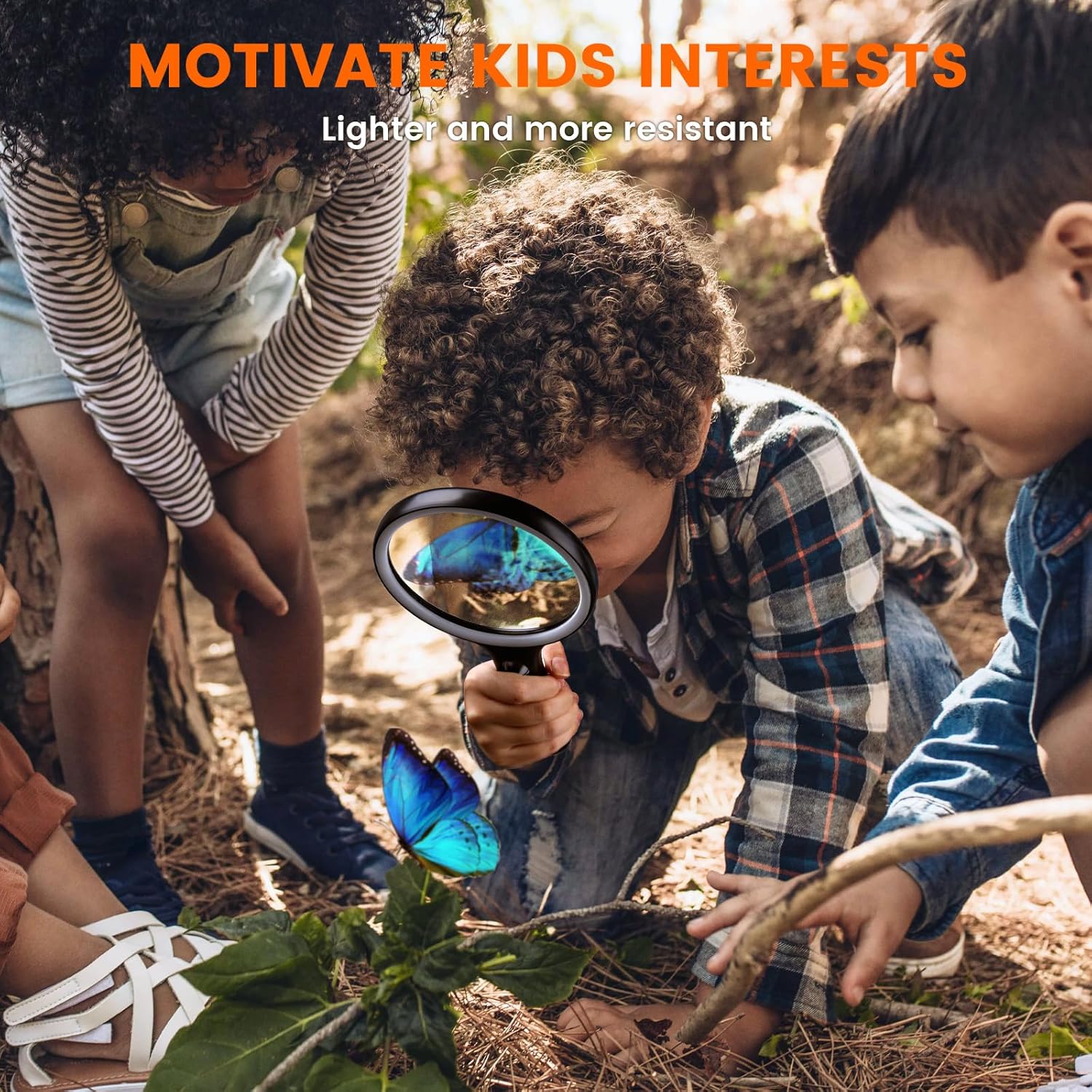 Thumbnail 6 de Handlupe 24 LEDs Leselupe leichte Ausführung 🔍