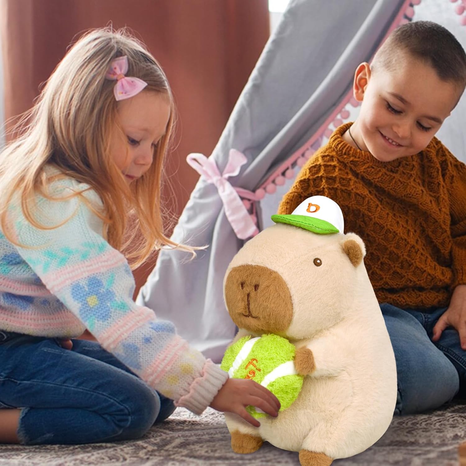 Thumbnail 4 de Capybara Plüschkissen 25 cm für Kuscheln