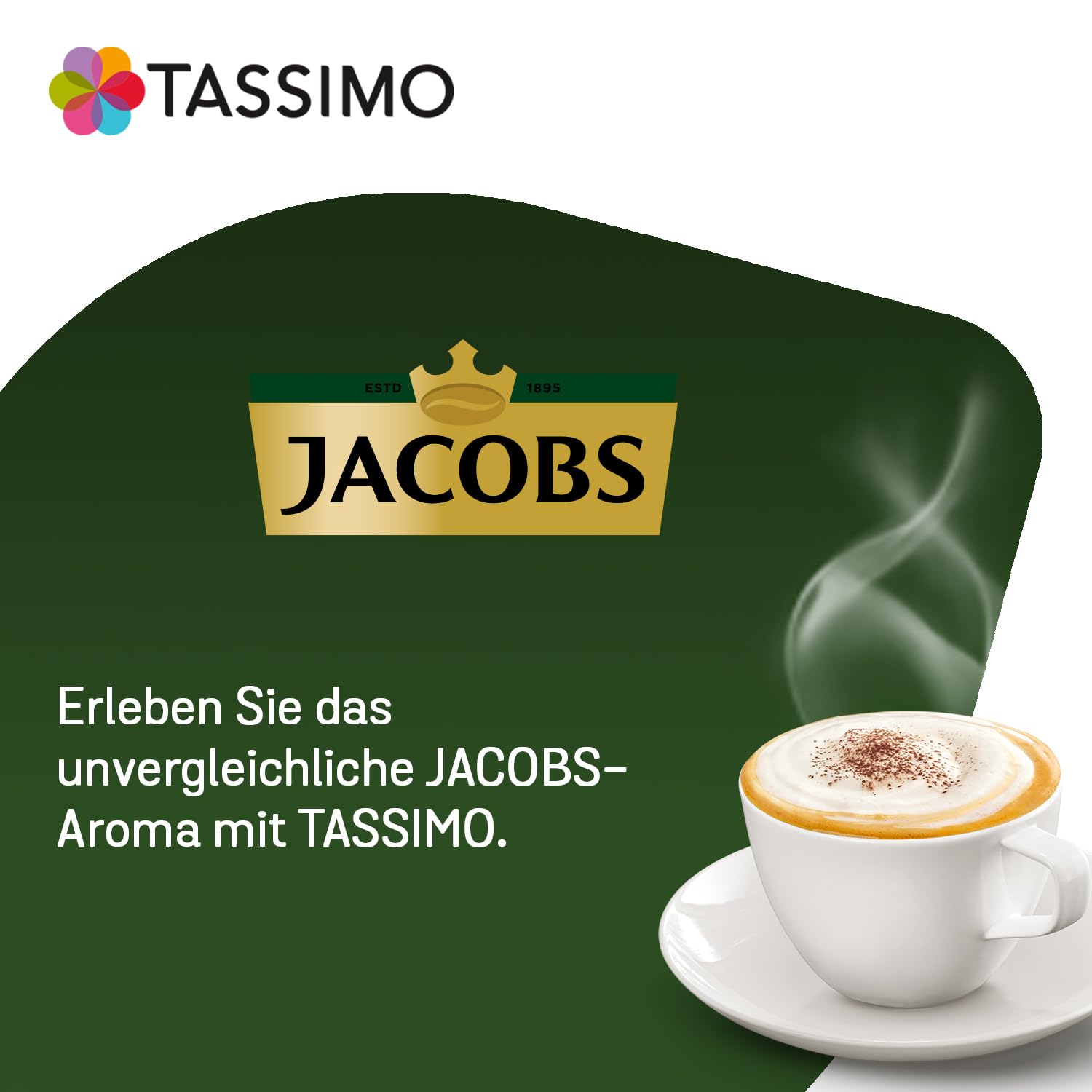 Thumbnail 3 de Tassimo Jacobs Cappuccino Chocolate Kapseln – 50 Pads (5 x 10)