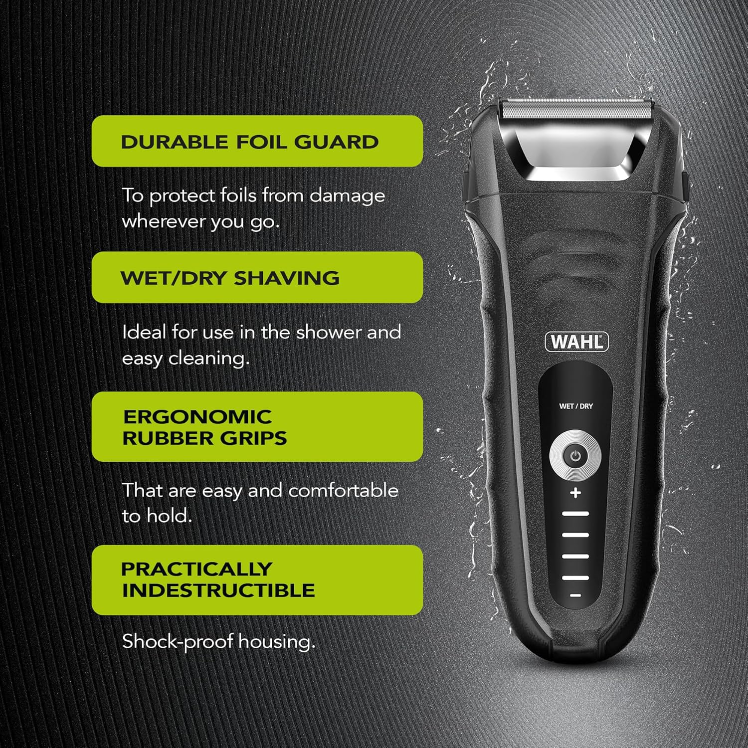 Detalle de Wahl Lifeproof Plus Wet/Dry Men's Electric Shaver