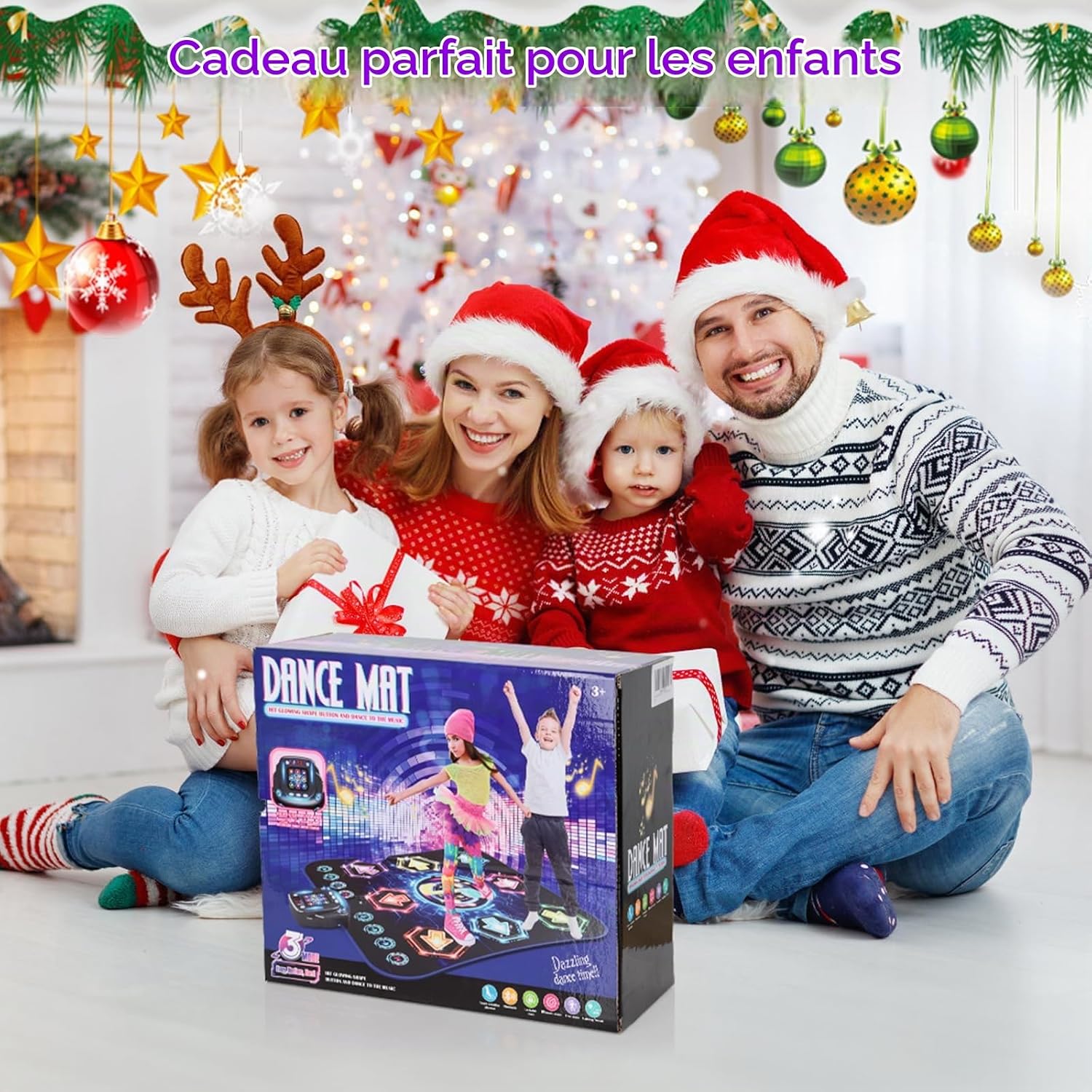Detalle de maysida YQ813-8 dansmat met 8 verlichte toetsen en Bluetooth