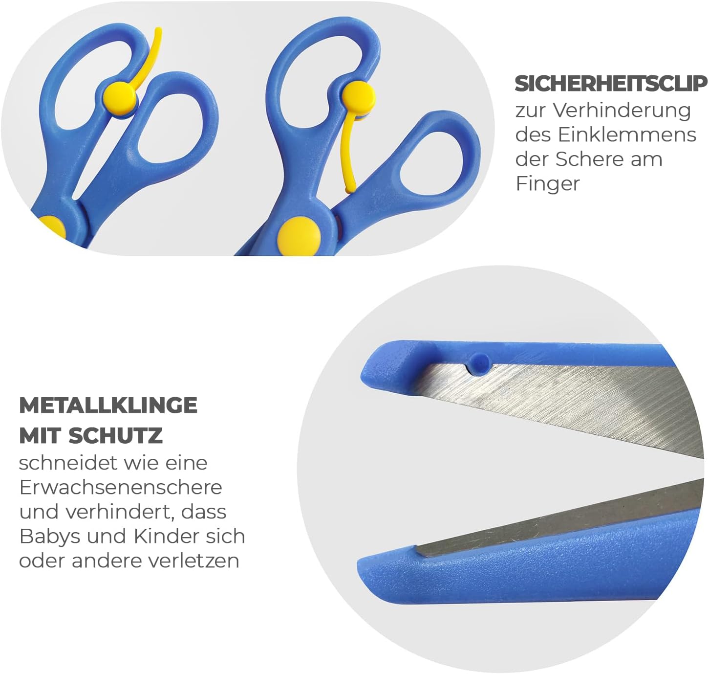 Thumbnail 2 de Enid store Bastelschere Kinder-Scheren Set mit Sicherung – Sicherheit, Farbe und Spaß