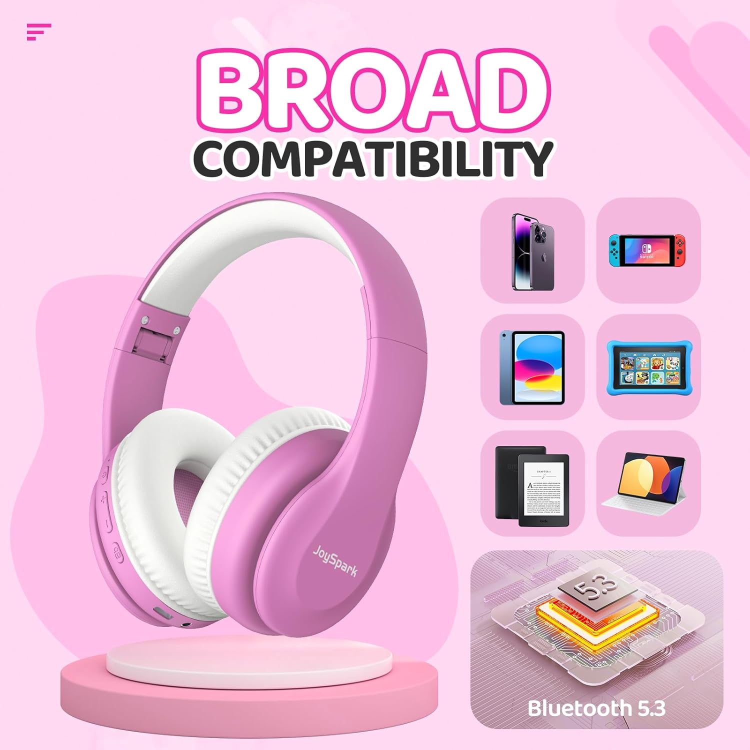 Thumbnail 4 de JoySpark Kids Bluetooth Headphones 60h