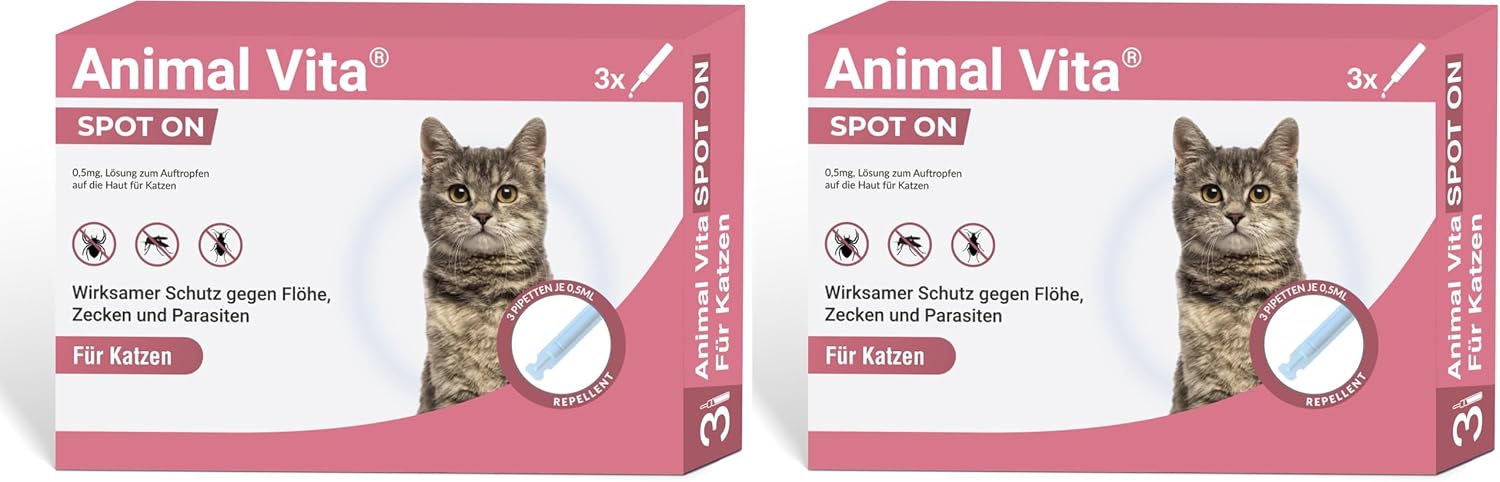 Thumbnail 6 de Animal Vita Spot On Natürlicher Zeckenschutz für Katzen – 6 Monate zuverlässiger Schutz